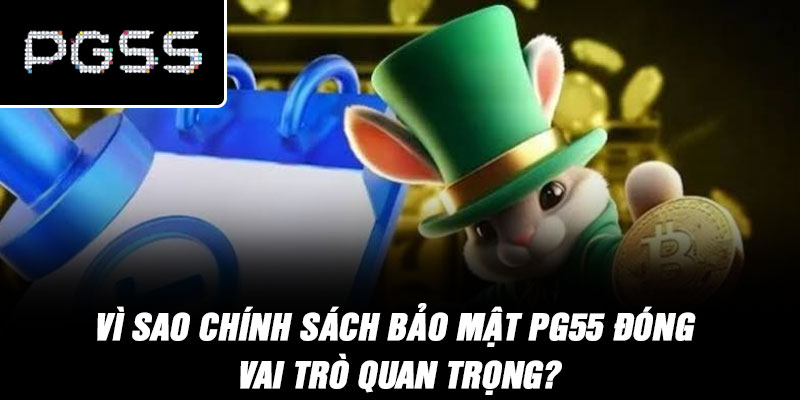 Vì Sao Chính Sách Bảo Mật PG55 Đóng Vai Trò Quan Trọng?
